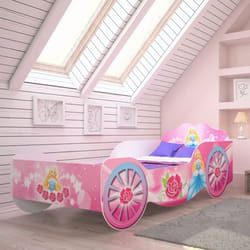 Lit D'Enfant La Calèche 140x70 Avec Matelas, Sommier