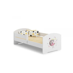 Lit Enfant Luk 140x70 Avec Barrière - Princesse Endormie