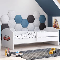 Luk Lit D'Enfant Avec Balustrade 140x70 Auto Flag
