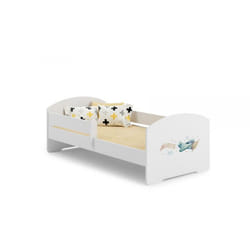 Lit Simple Luk 140x70 Avec Oeuvre - Avion