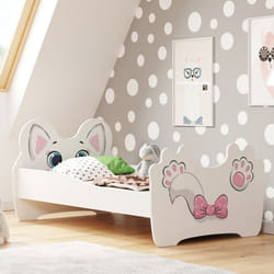 Lit Enfant Chat Rose 140x70