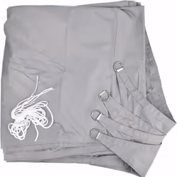 Voile dombrage - Awtools - AW67302 - 3x4 m - Gris - Rectangulaire