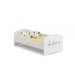 Lit Enfant Luk 160x80 Avec Garde-corps - Dinosaures