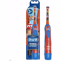 Brosse à dents électrique - ORAL-B - Stages Power Car - Minuteur intégré - Couleurs gaies - Pour enfants