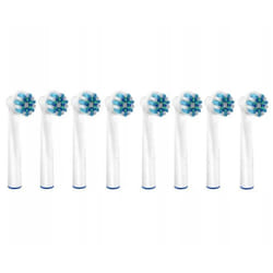 Têtes de brosse à dents - Oral B - Lot de 8 recharges - Filaments entrelacés - Nettoyage efficace - Pour adultes