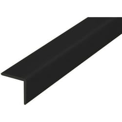 Cornière de protection dangle adhésive en PVC souple noir 40 x 40 mm 200 cm