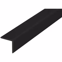 Cornière de protection dangle adhésive en PVC souple noir 40 x 40 mm 130 cm