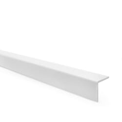 Cornière de protection dangle adhésive en PVC souple blanc 27 x 27 mm 165 cm