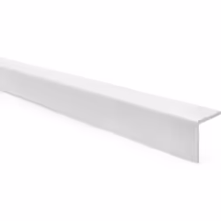 Cornière de protection dangle adhésive en PVC souple blanc 27 x 27 mm 70 cm