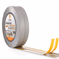 Plinthe PVC QUEST Moulure de finition Ruban détanchéité souple adhésive Gris clair 15 m 30 x 30 mm