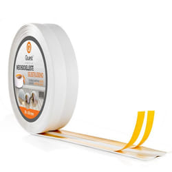 Plinthe PVC QUEST Moulure de finition Ruban détanchéité souple adhésive Blanc 20 m 30 x 30 mm