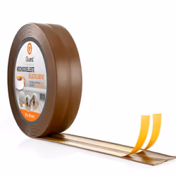 Plinthe PVC QUEST Moulure de finition Ruban détanchéité souple adhésive Brun 5 m 30 x 30 mm