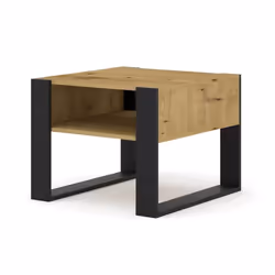 Table basse MONDI carré 60x60 chêne artisan