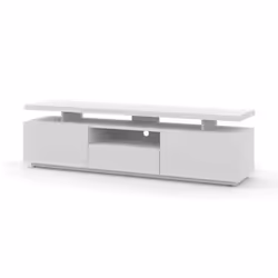 Meuble TV ADAM 180 cm blanc mat