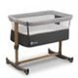 Berceau cododo 3en1 LIONELO Leonie - Matelas 4 cm - Housse 100% coton - Roulettes - Hauteur et inclinaison réglables - Gris