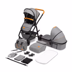 Lionelo Amber Poussette tout-terrain 1 siège(s) Gris