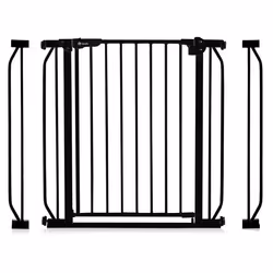 LIONELO Truus Slim - Barrière de sécurité bébé - 75-105 cm - Fixation par pression - Sans perçage - Ouverture à double sens - ...