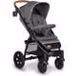 Poussette canne tout terrain LIONELO Annet Tour - Jusquà 22 kg - Grandes roues - Accessoires - Gris foncé