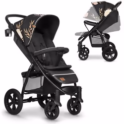 Poussette bébé canne universelle LIONELO Annet Tour - Jusquà 22 kg - Sécurité 5 points dattache - Lovin