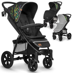 Poussette canne tout terrain LIONELO Annet Tour - Jusquà 22 kg - Grandes roues - Accessoires - Dreamin
