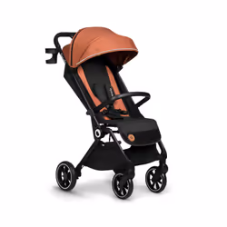 Lionelo Cloe, Ciel de lit, Diable léger, Unisexe, Roues pleines, Pliable, Noir, Couleur rouille