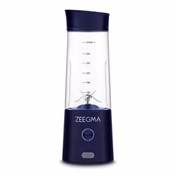 ZEEGMA Vitamine Go, Mélangeur de table, 0,45 L, 300 W, Bleu, Transparent