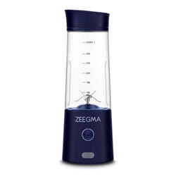 ZEEGMA Vitamine Go 0,45 L Mélangeur de table 300 W Bleu, Transparent