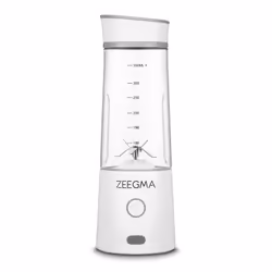ZEEGMA Vitamine Go, Mélangeur de table, 0,45 L, 300 W, Transparent, Blanc