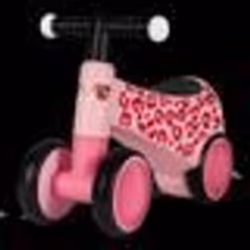 Draisienne à 4 Roues EVA - LIONELO Sammy - Vélo enfant - Lumières colorées - 1-3 ans (jusquà 30 kg) - Ergonomique - Rose