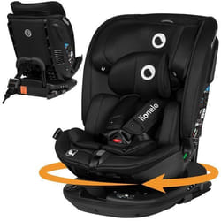 LIONELO Bastiaan RWF i-Size - Siège-auto bébé évolutif - De 0 à 36 Kg - Groupe 0/1/2/3 - Technologie 360° ISOFIX - Noir