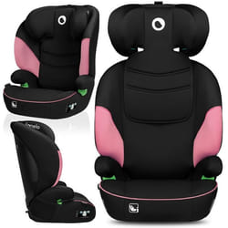 LIONELO Lars i-Size - Siège-auto bébé évolutif - 100-150 cm - Groupe 2/3 - Têtière réglable en hauteur - Rose