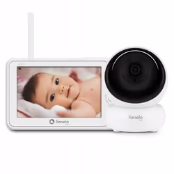 LIONELO Babyline 8.3 - Babyphone video 360° - Communication bidirectionnelle - Vision nocturne - Mode VOX - Capteur de tempér ...