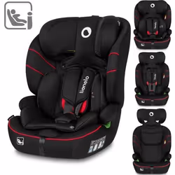 Siège auto bébé évolutif LIONELO Levi i-Size - 76-150 cm - Groupe 1/2/3 - Noir