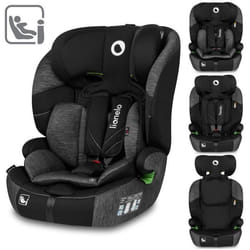 Siège auto bébé évolutif - LIONELO Levi One i-Size - 76-150 cm - Groupe 1/2/3 - Noir