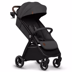 Lionelo Ingrid, Ciel de lit, Diable léger, Unisexe, Roues pleines, Pliable, Noir, Gris foncé