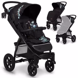 Poussette canne tout terrain LIONELO Annet Tour - Jusquà 22 kg - Grandes roues - Accessoires - Golden Moments