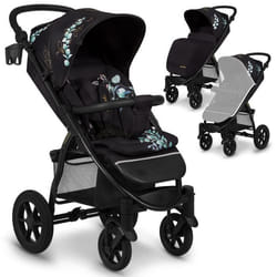 Poussette canne tout terrain LIONELO Annet Tour - Jusquà 22 kg - Grandes roues - Accessoires - Golden Moments