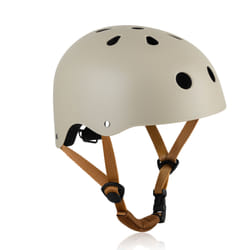 Casque vélo enfant LIONELO - 50-56 cm - Possibilité de décoration - Matériaux absorbant les chocs - Intertek - Beige