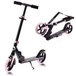 Trottinette - LIONELO - Luca - Jusquà 100kg - Rose - Roues de 20 cm