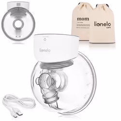 Tire lait électrique LIONELO Fidi Free Simple - Portable - Mains libre - 3 Modes - 9 Niveaux - Sans BPA