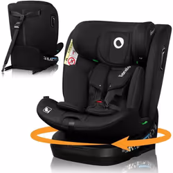 LIONELO Brave i-Size - Siège-auto bébé évolutif - Base pivotante 360° - 40-150 cm - De 0 à 36 kg - ISOFIX - Groupe 0/1/2/3 -  ...