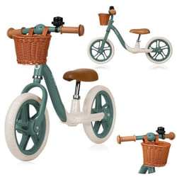 Draisienne - LIONELO Alex Plus - Cadre léger et résistant - Selle confortable - Vert