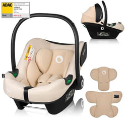 Siège-auto 40-87 cm LIONELO Astrid i-Size - Cosi bébé - ADAC - Légère - 0-13 Kg - Groupe 0+ - Beige