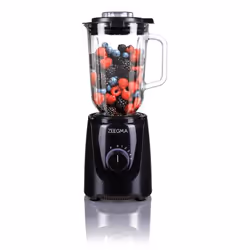 ZEEGMA Grand Vitamine Base, Mélangeur de table, 2,2 L, 1 m, 1000 W, Noir, Transparent