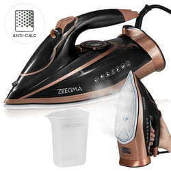 Fer à repasser - ZEEGMA - Ironee - 3100 W - Semelle en Céramique - Anti-goutte - Noir
