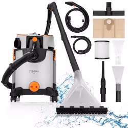 Aspirateur shampouineuse ZEEGMA Zonder Wash - 1400 W - Filtre à eau