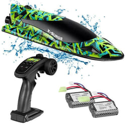 Bateau radiocommandé - OVERMAX - X-Surge - Éclairage LED - 35 km/h - 2 x batterie