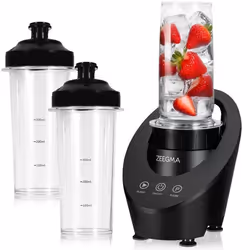 Mixeur - ZEEGMA - Vitamine Ferro - 2 x 300 ml - 200 W - Commande tactile