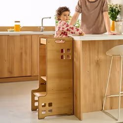 Tour dapprentissage pour enfants LIONELO Cass - Kitchen Helper - Montessori - Bibliothèque - Bois