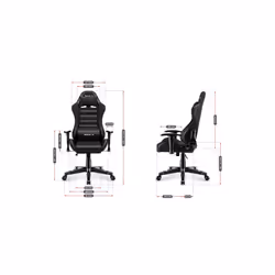 Huzaro Ranger 6.0 Black Siège de jeu universel Siège balançoire (nacelle) Noir - Vue supplémentaire 16